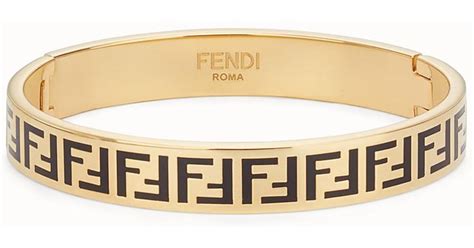 fendi white and gold bracelet